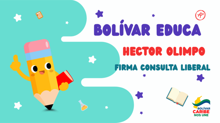 Campaña de Héctor Olimpo Espinosa apoyada por el movimiento Bolívar Caribe Nos Une. Una propuesta por el progreso, la justicia social y el desarrollo del Caribe colombiano.