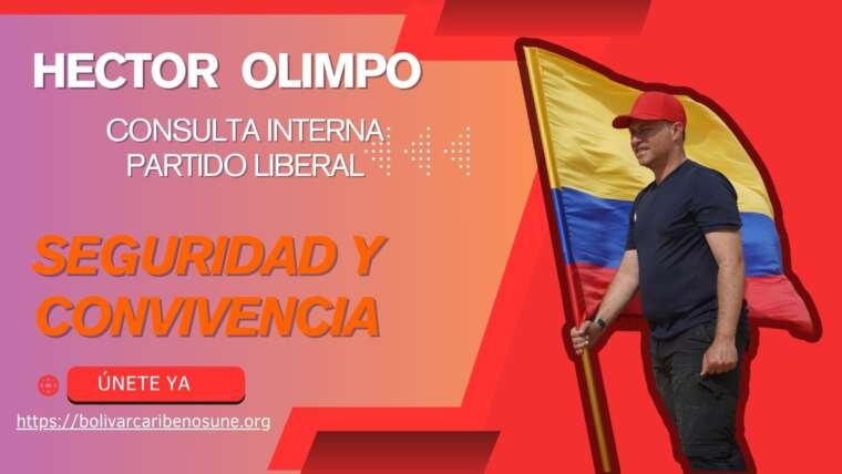 Campaña de Héctor Olimpo Espinosa apoyada por el movimiento Bolívar Caribe Nos Une. Una propuesta por el progreso, la justicia social y el desarrollo del Caribe colombiano.