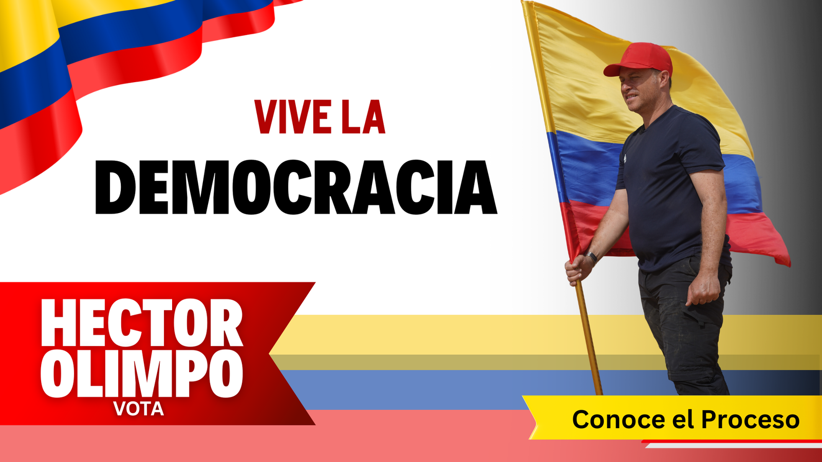 Campaña de Héctor Olimpo Espinosa apoyada por el movimiento Bolívar Caribe Nos Une. Una propuesta por el progreso, la justicia social y el desarrollo del Caribe colombiano.